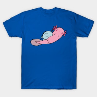 Little Elephant Big Axolotl T-Shirt